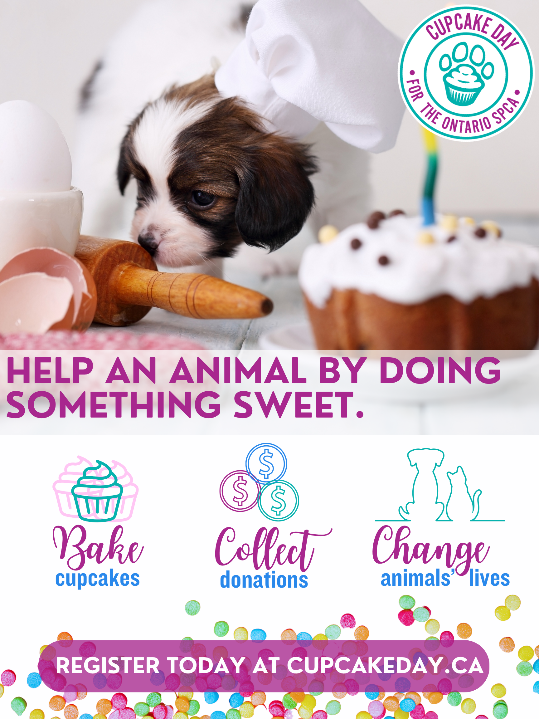 Cupcake Day Fundraising Poster
