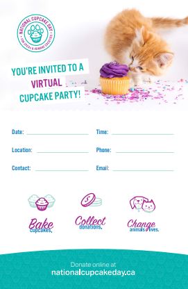 2021 National Cupcake Fundraising Poster