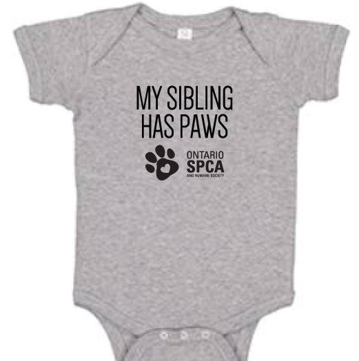  My Sibling Has Paws Onesie 